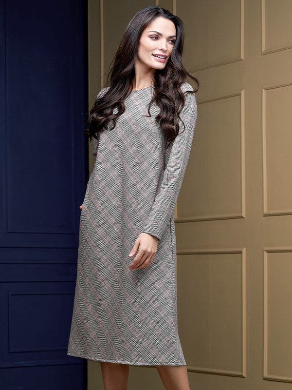 Lega midi suknelė "Rosita Multicolor Tweed"