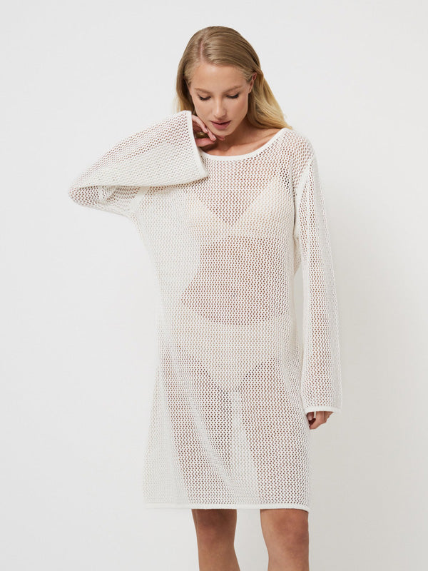 Aruelle nerta paplūdimio suknelė "Sara Ecru"