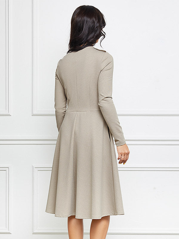 Lega suknelė "Violetta Sand - Black Dots"