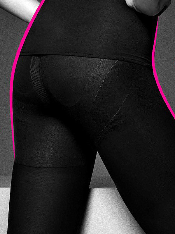 Veneziana neperregimos liekninančios pėdkelnės "Control Top 60 Den Black"