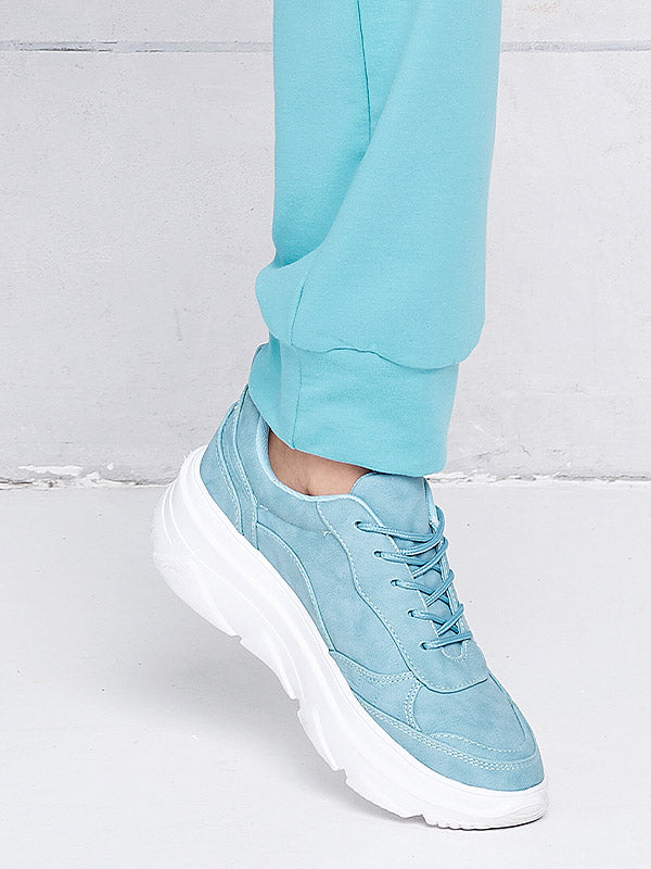 Lega medvilninės laisvalaikio kelnės "Manila Teal"