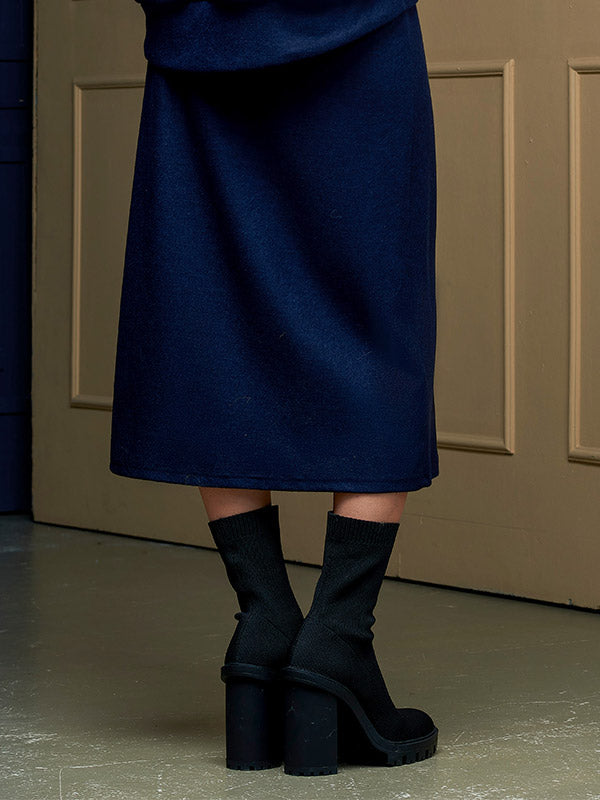 Lega sijonas su vilna "Judy Navy"