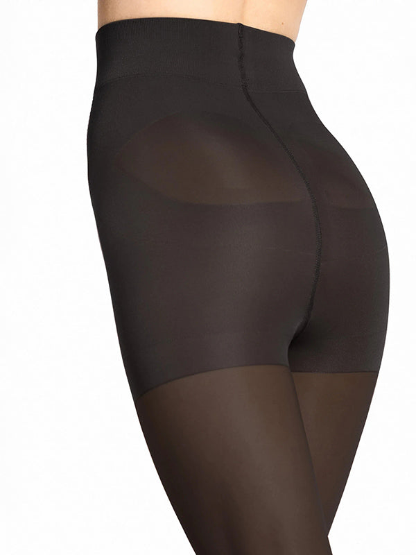 Veneziana formuojančios kompresinės pėdkelnės "Total Slim 30 Den Black"