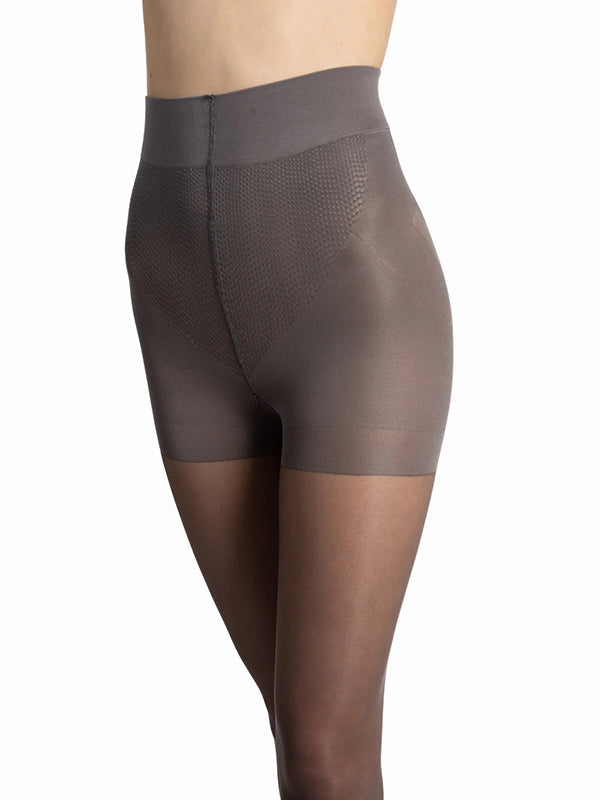 Veneziana formuojančios kompresinės pėdkelnės "Total Slim 30 Den Graphite"