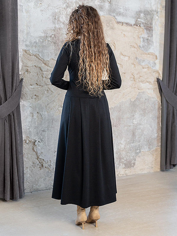 Lega ilga A slueto suknelė "Thera Black"