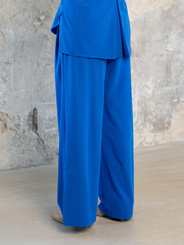 Lega plačios kelnės su viskoze "Reyna Royal Blue"