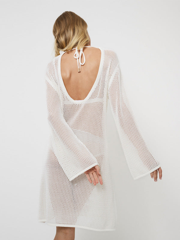 Aruelle nerta paplūdimio suknelė "Sara Ecru"