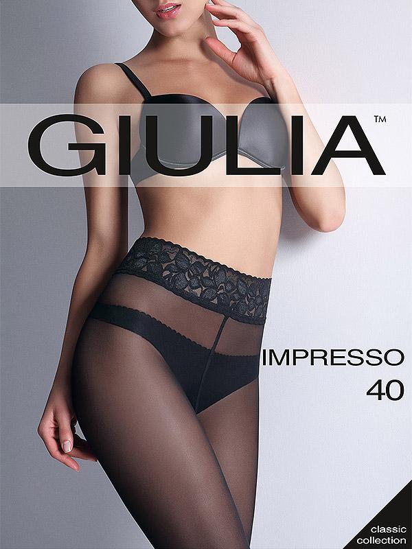 Giulia pitsi ja silikoonribaga sukkpüksid "Impresso 40 Den Nero"