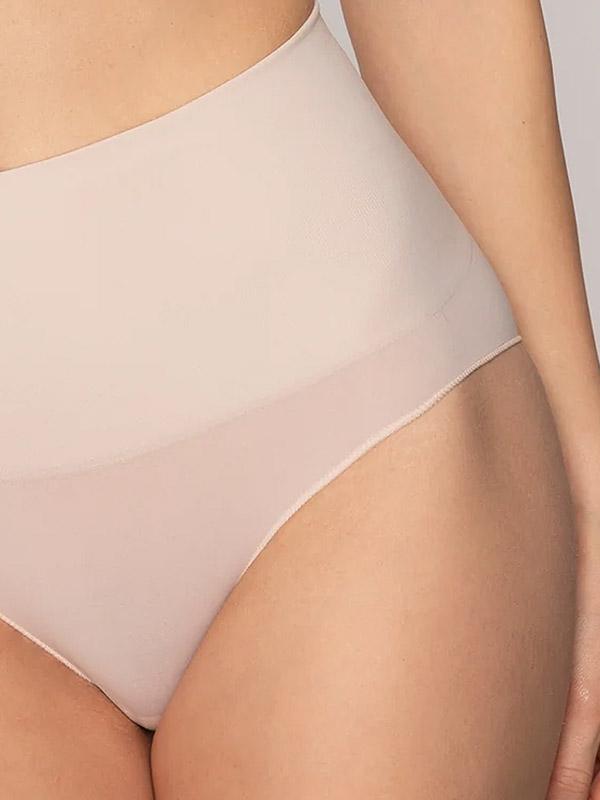 Gatta kõrge vöökohaga õmblusteta mikrofiibrist püksikud "Sensual Skin Correct Nude"