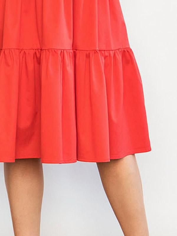 Atella A-lõikeline puuvillane varrukateta kleit "Henda Coral"