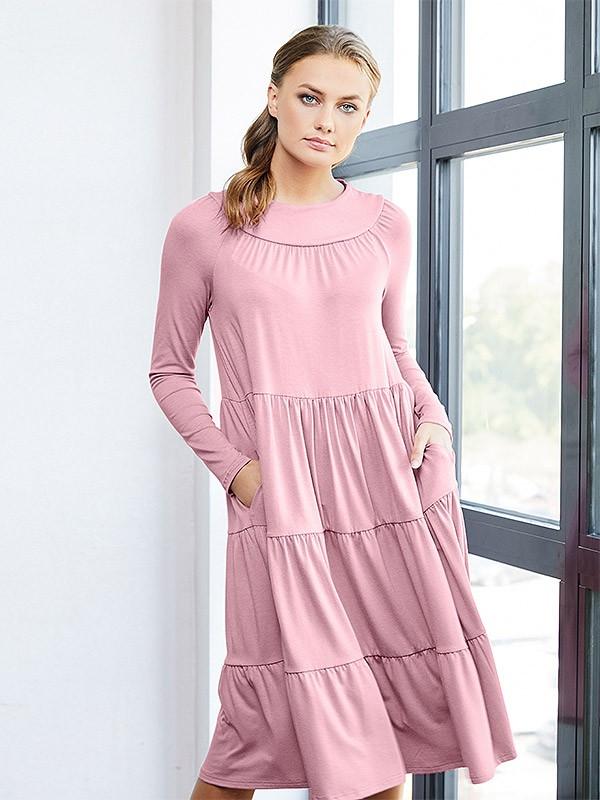 Lega вискозное платье "Odile Pink"