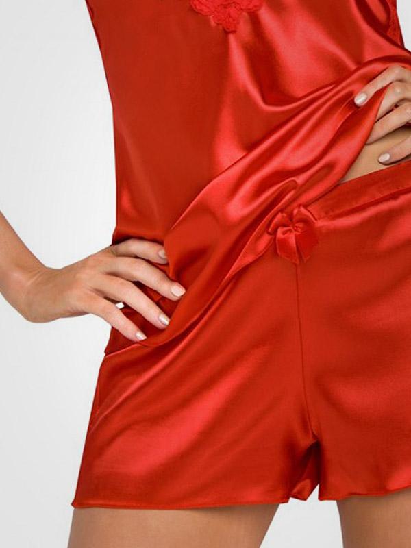 Donna атласная пижама "Eva Red"