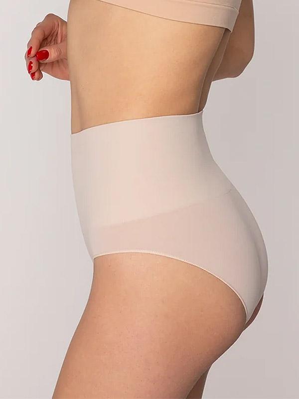 Gatta kõrge vöökohaga õmblusteta mikrofiibrist püksikud "Sensual Skin Correct Nude"