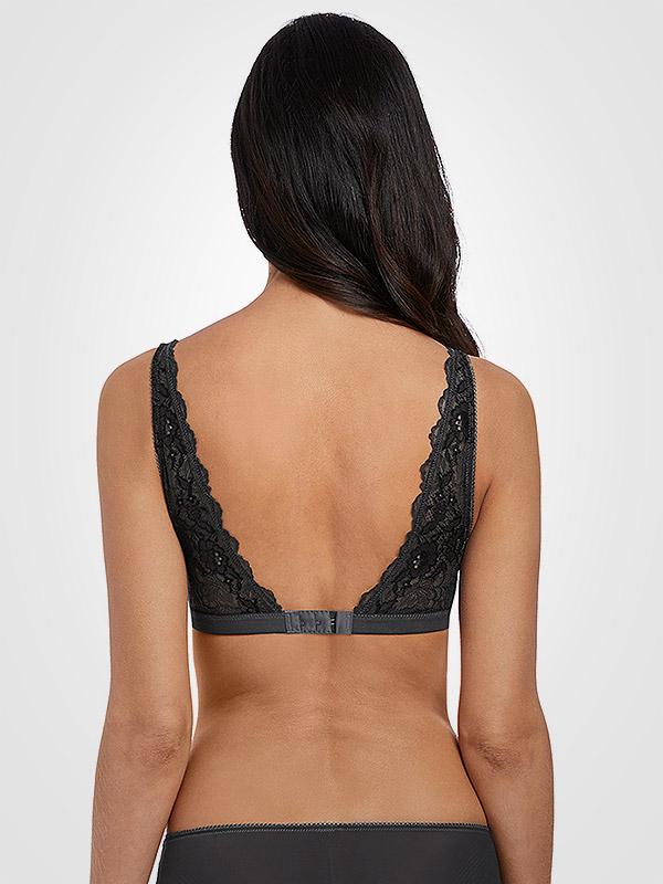 Wacoal pitsist bralette-rinnahoidja "Lace Perfection Charcoal"
