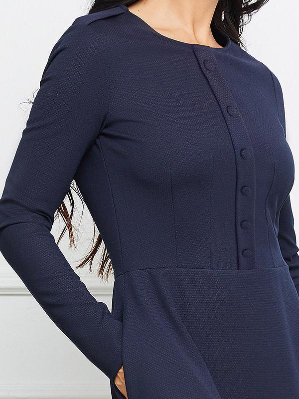 Lega kleit "Violetta Navy - Bordeaux Dots"