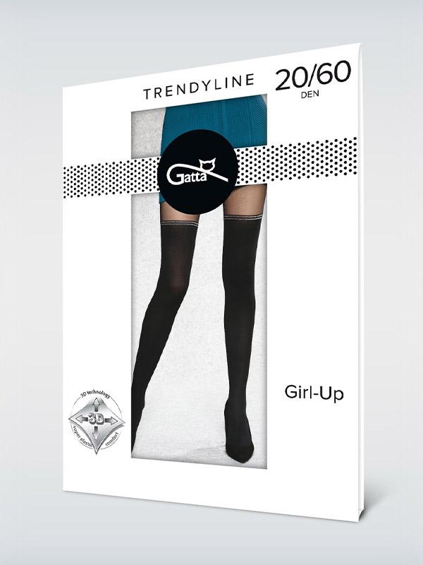 Gatta sukaimitatsiooniga sukkpüksid "Girl Up 20-60 Den Nero"