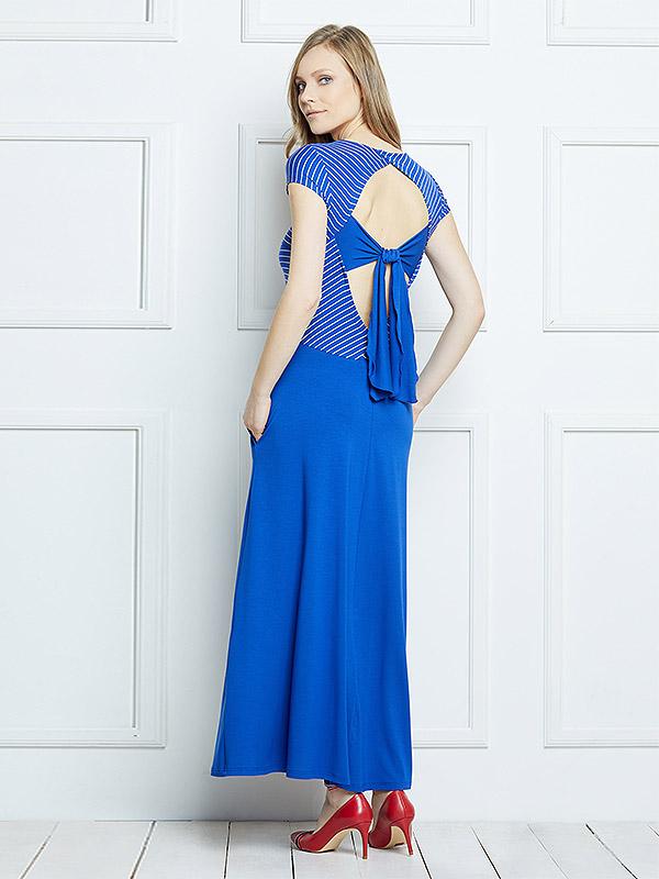 Lega вискозное платье "Vera Blue"