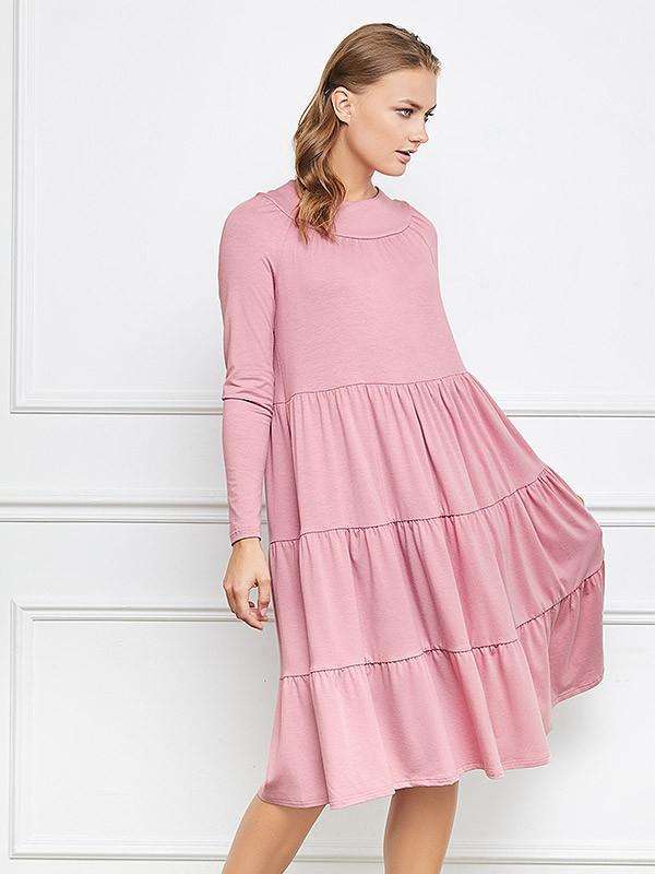 Lega вискозное платье "Odile Pink"