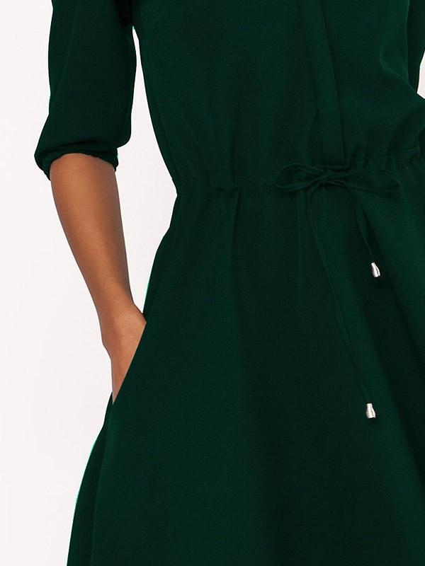 Lanti laieneva seelikuosaga kleit "Katrin Green"