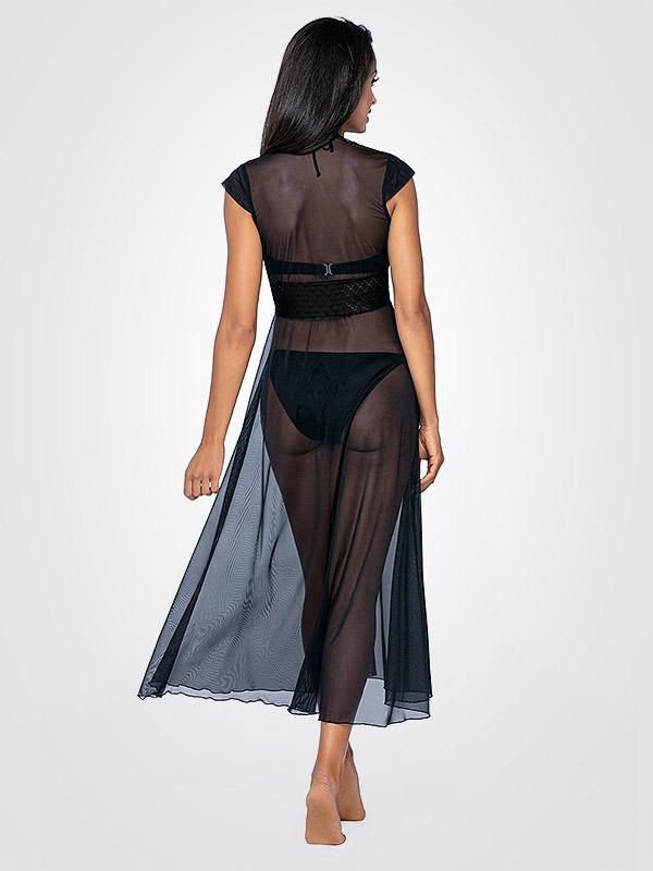 Прозрачное пляжное платье Lorin "Nicola Black"