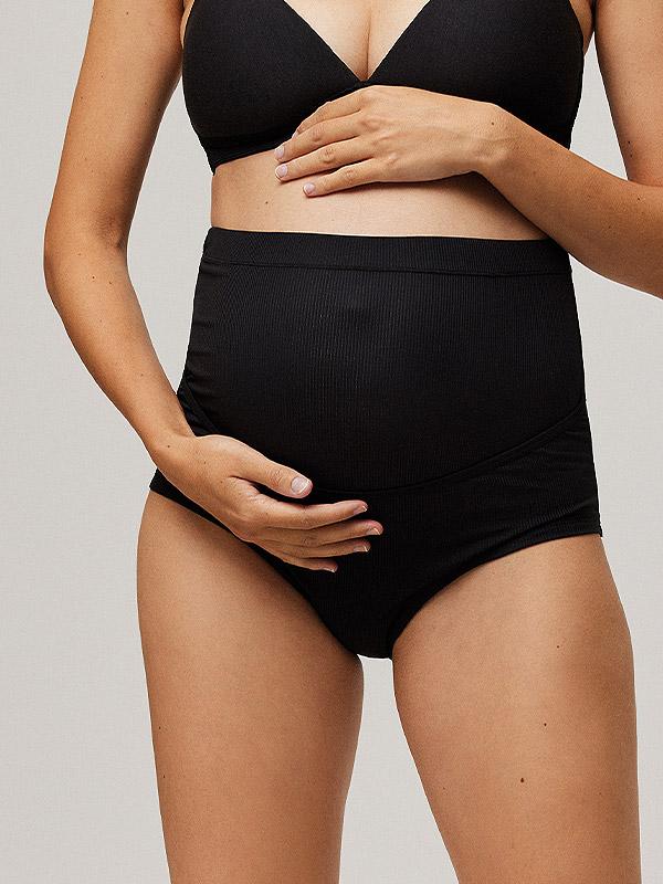 Ysabel Mora kõrge vöökohaga rasedus- ja sünnituspüksid "Pilar Black"