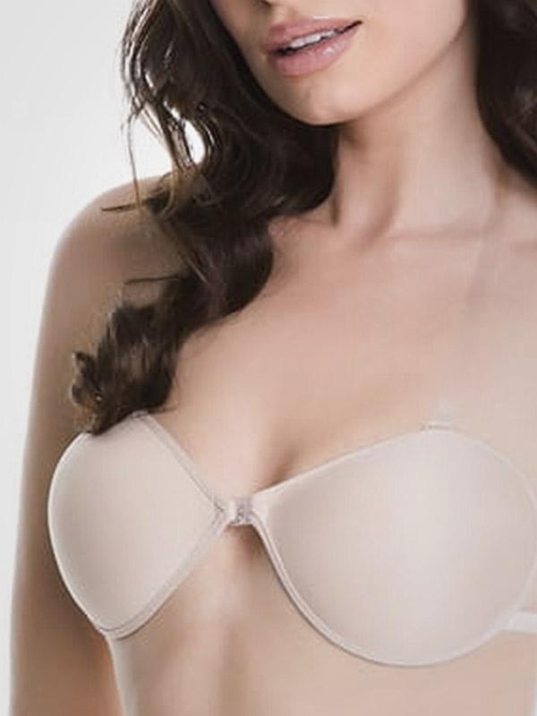 Julimex läbipaistvate õlapaeltega kleebitav rinnahoidja "Kerri Nude"