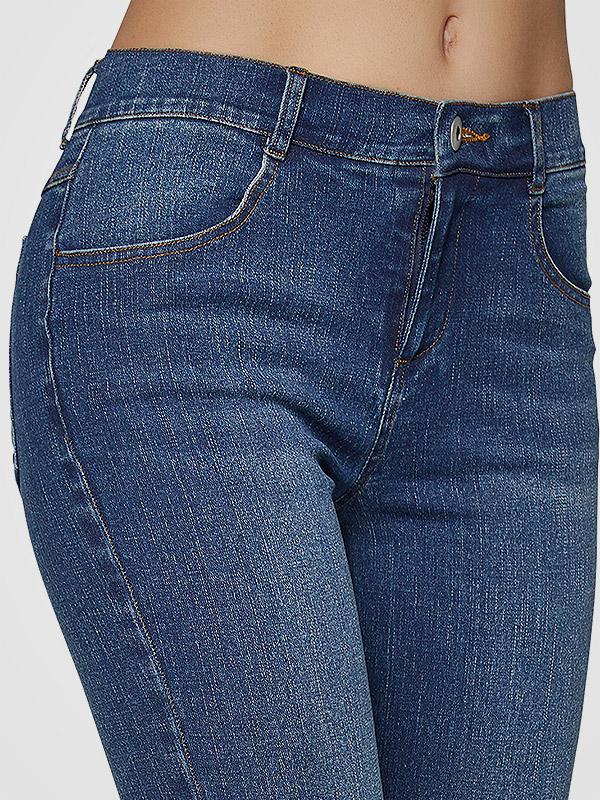 Ysabel Mora tuharaid tõstvad teksad "Reina Push-Up Blue Jeans"