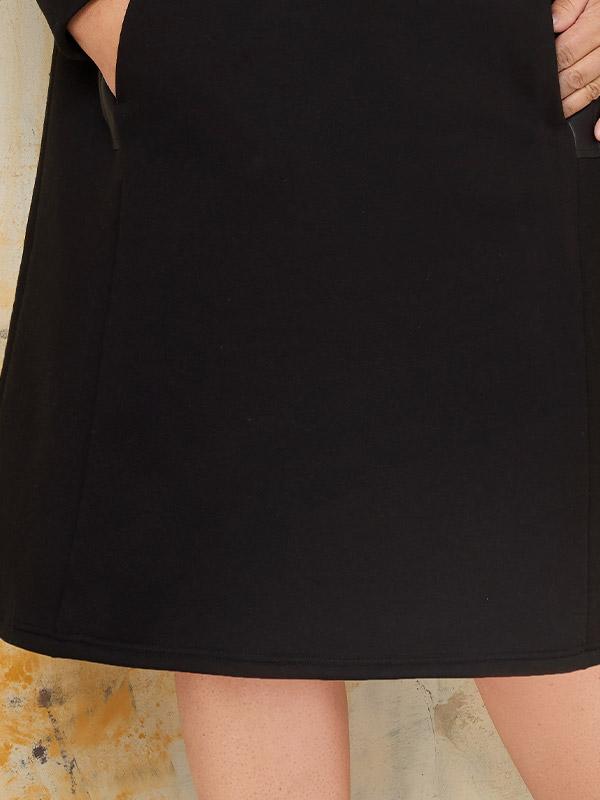 Lega soe puuvillane kapuutsiga kleit "Kimberly Black"