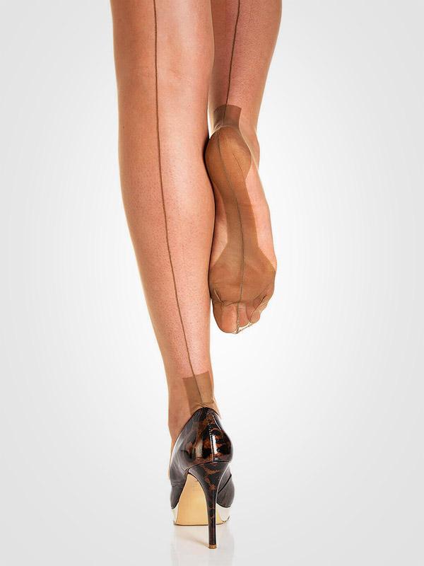 Gio sukahoidja valmidusega sukad "Havana Heel Bronze"