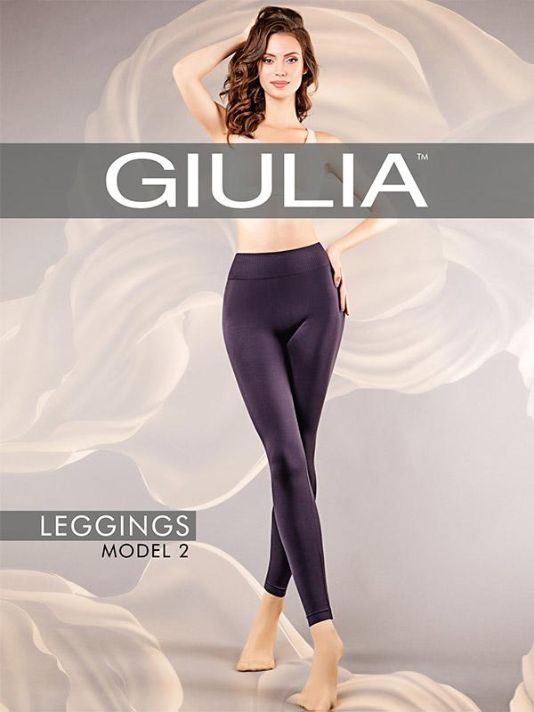 Giulia õmblusteta kõrge vöökohaga läbipaistmatud retuusid "Model 2 Nero"