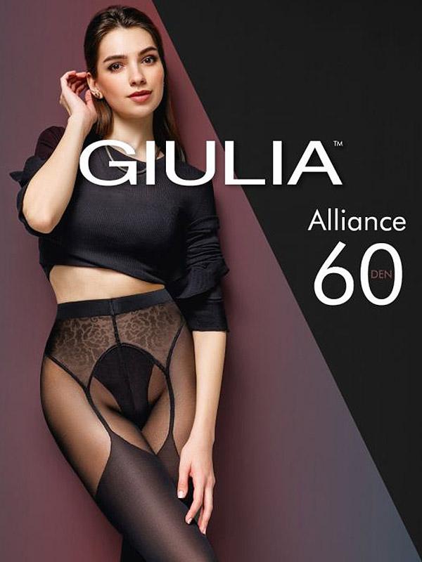 Giulia mustriga sukkpüksid "Alliance N.3 60 Den Nero"