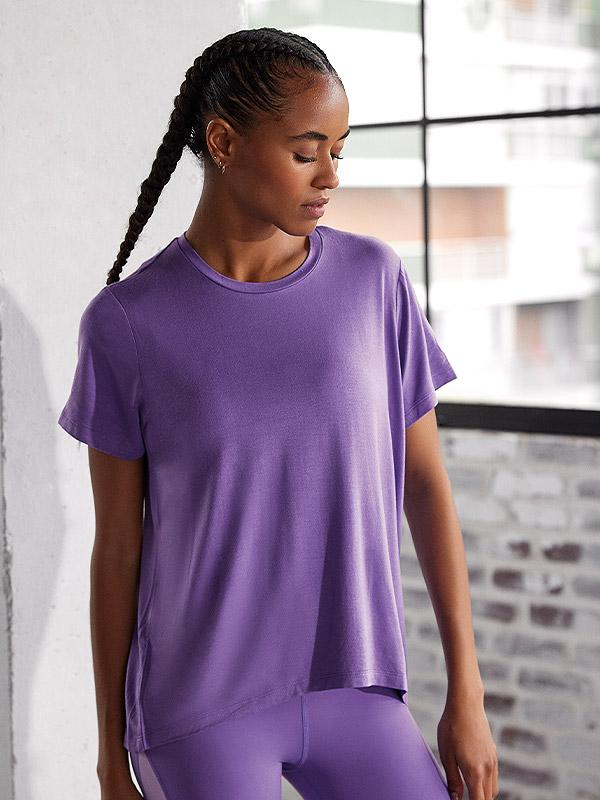 Ysabel Mora спортивная футболка из вискозы "Isauria Purple"