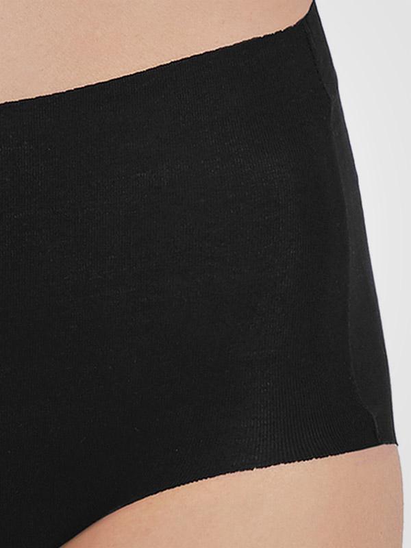 Wacoal kõrge vöökohaga topivabad puuvillased püksikud "Beyond Naked Black"