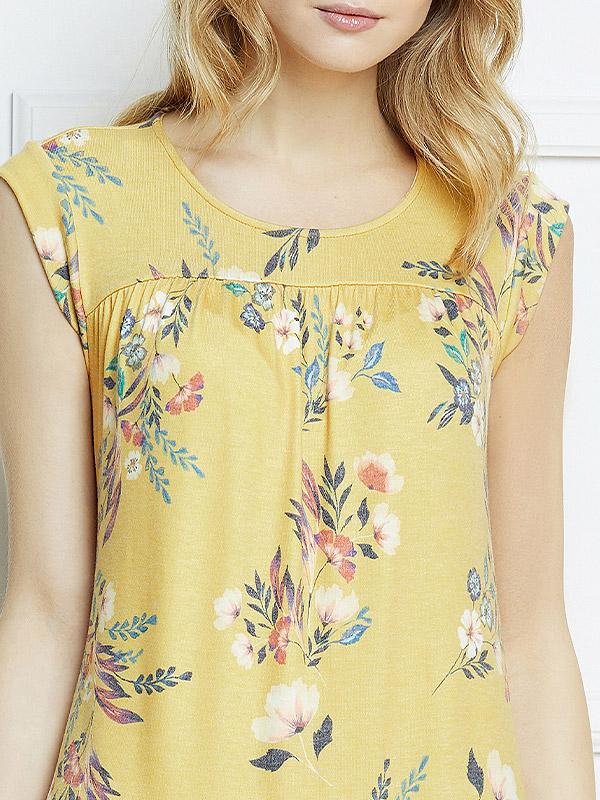 Lega kleit "Ellie Mustard Flower Print"