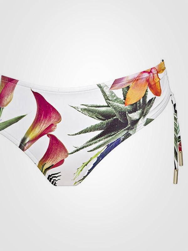 Maryan Mehlhorn bikiinid "Greenhouse White - Multicolor Flower Print"