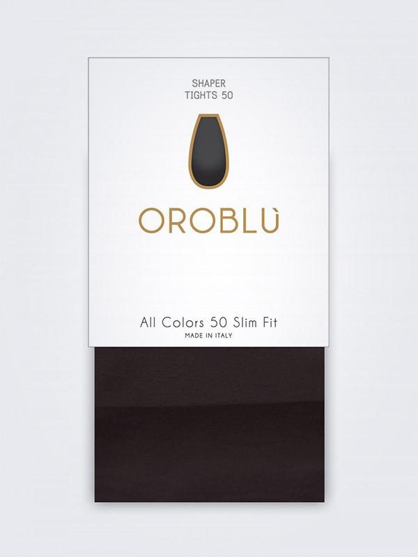 Oroblu läbipaistmatud vormivad sukkpüksid "All Colors Slim Fit 50 Den Blue"