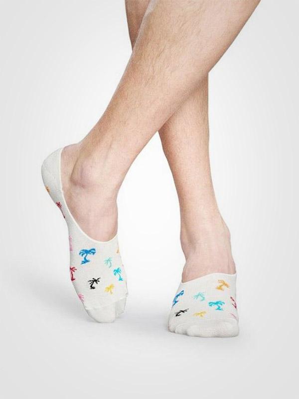 Happy Socks унисекс подследники "Palms Ecru - Multicolor"