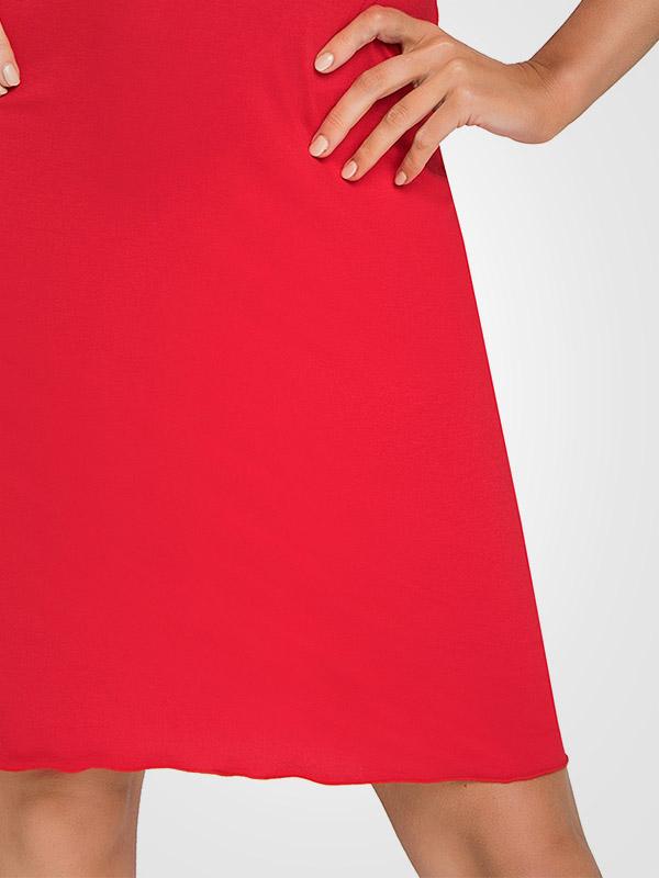 Donna вискозная ночная сорочка "Brigitte Red"