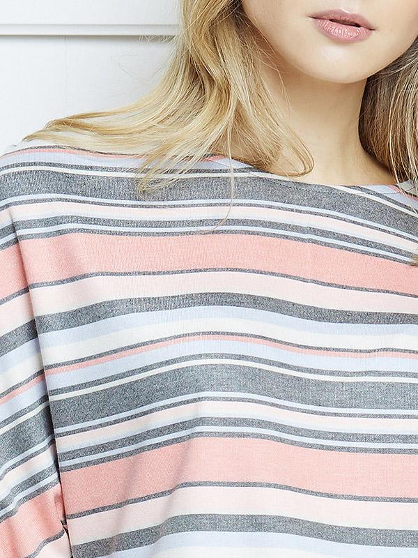 Lega pluus "Lauren Pastel Stripes Print"