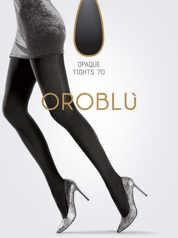 Oroblu läbipaistmatud mikrofiibrist sukkpüksid "Overlook 70 Den Black"