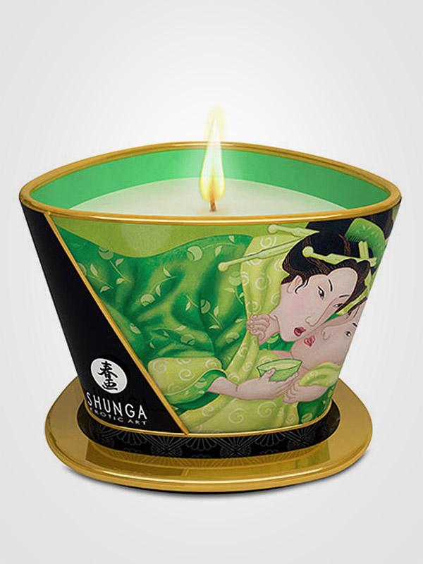 Shunga massaažiküünal "Vela 170ml Exotic Green Tea"