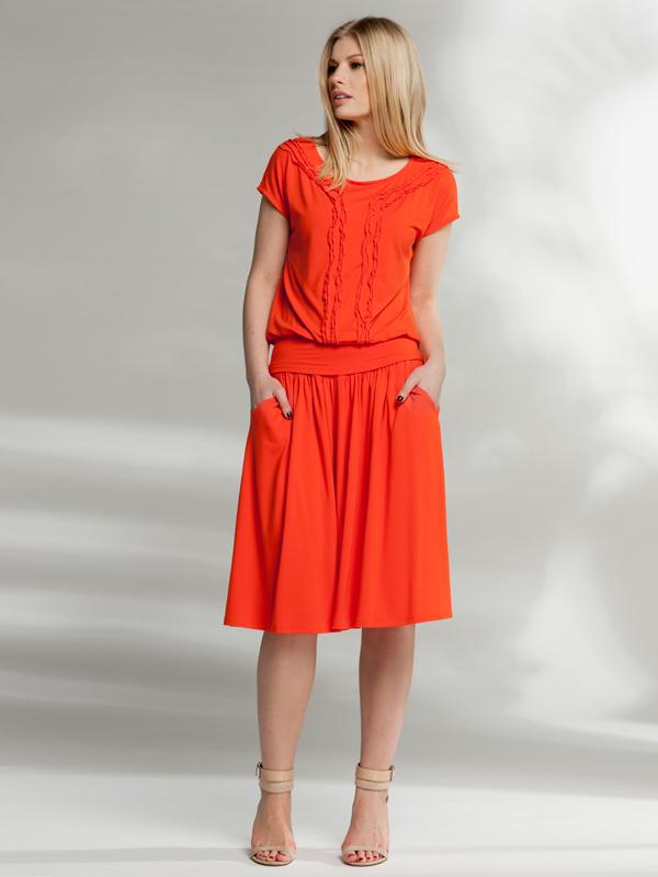 Lega вискозная блузка "Gwyneth Orange"
