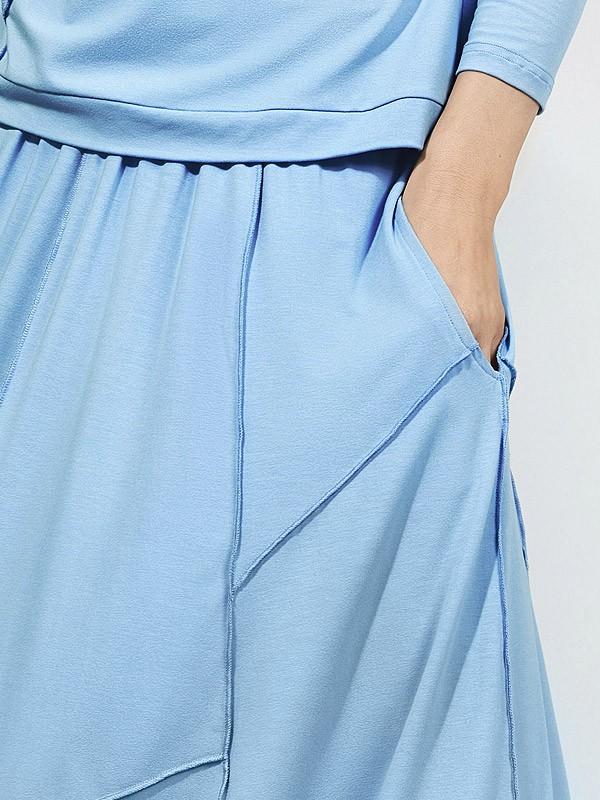 Lega вискозная юбка "Lavender Light Blue"