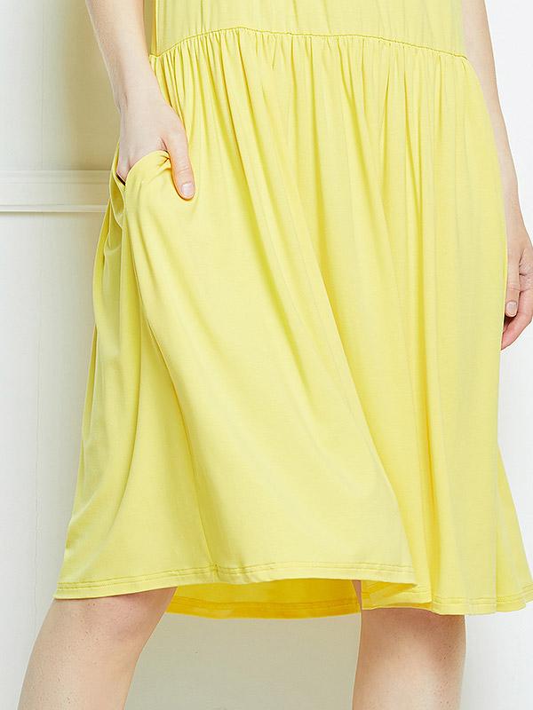 Lega viskoosist kleit "Harmony Yellow"