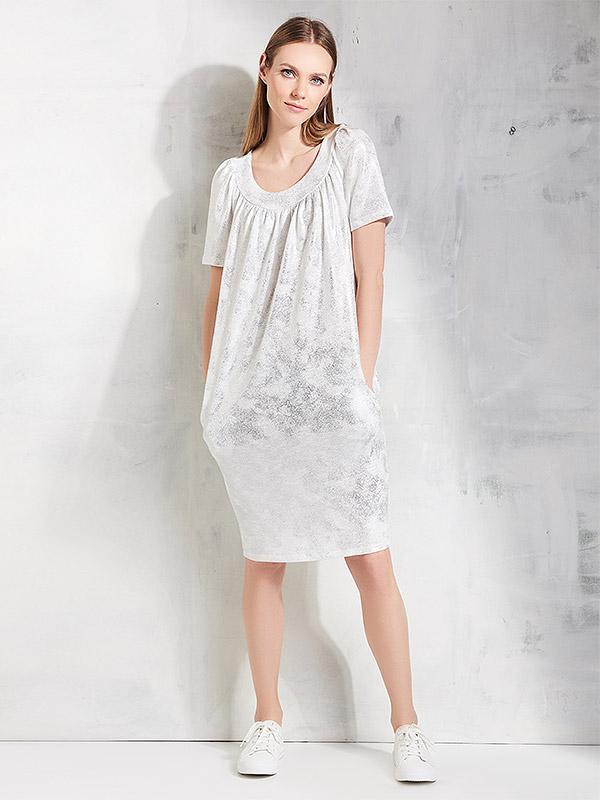 Lega läikiv kleit "Cosmy White - Silver Dust"
