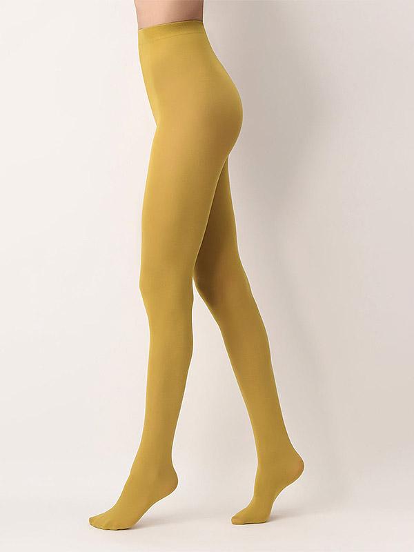 Oroblu läbipaistmatud matid sukkpüksid "All Colors 50 Den Mustard"