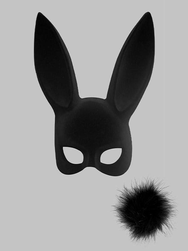 Maison Close sametist jänku mask ja saba "Miss Bunny Black"