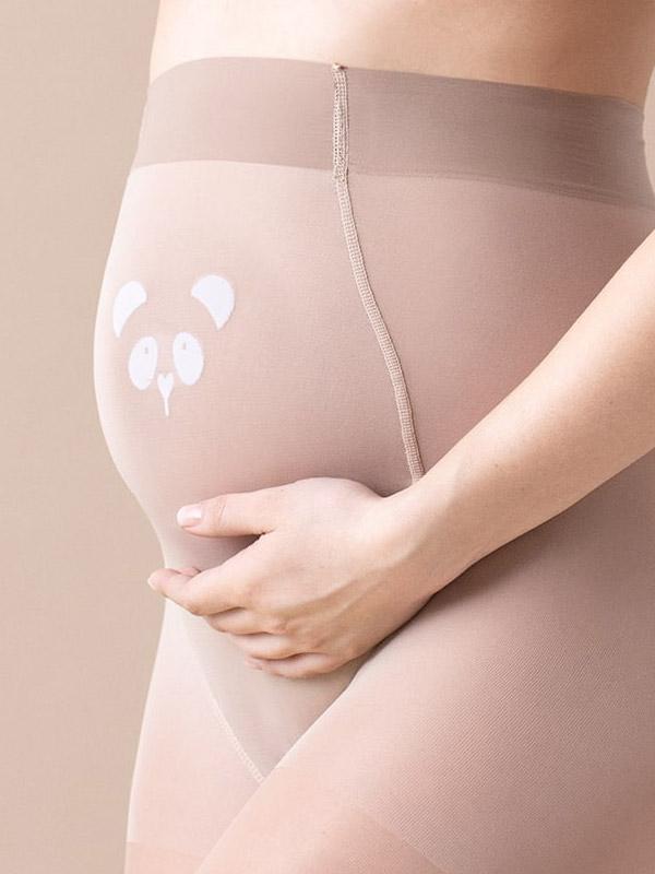 Fiore колготки для беременных премиум класса "Mama Panda 20 Den Nude"