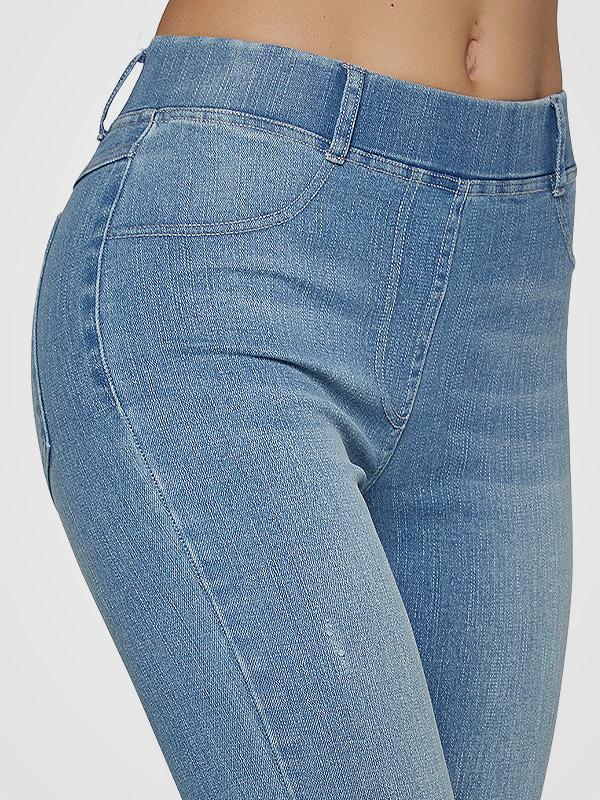Ysabel Mora tuharaid tõstvad teksad "Amada Push-Up Light Blue Jeans"