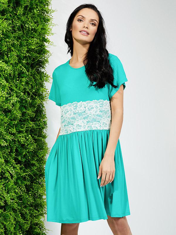 Lega вискозное платье "Lantana Deep Green"